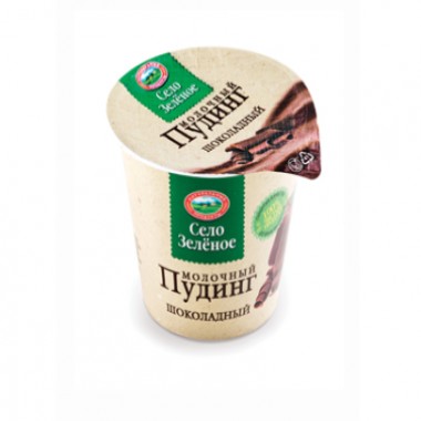 Пудинг молочный Шоколадный 3% «Село Зелёное» 120 гр.