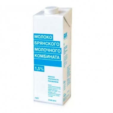 Молоко 1,5% 975 гр. «БМК»