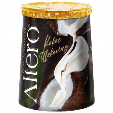 Йогурт термостатный Кокос и шоколад «Altero» 150 гр.