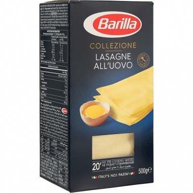 Lasagne (лазанья) яичная «Barilla» 500 гр.