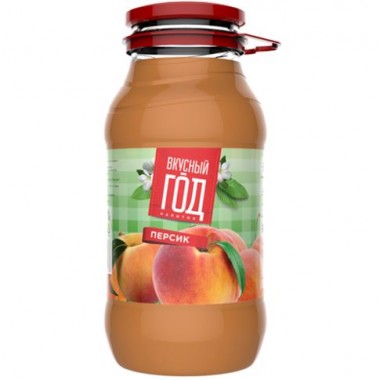 Сок персиковый «Вкусный год» 1,8л