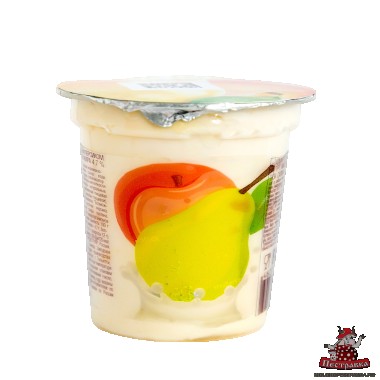 Йогурт  ложковый "Груша персик" стакан "Пестравка" 110г