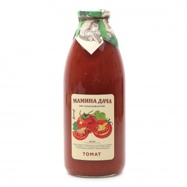 Сок томатный с мякотью и солью «Мамина дача» 750 мл