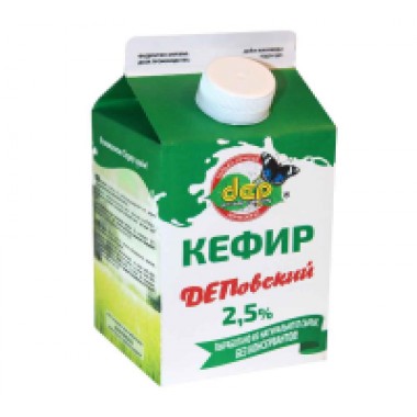 Кефир 2.5% «ДЕП» 500 гр.