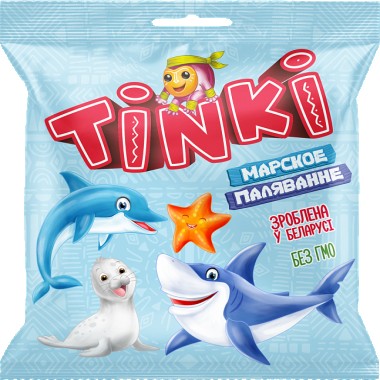 Мармелад Морское плавание "Tinki" "Красный пищевик" 75гр Мармелад Морское плавание "Tinki" "Красный пищевик" 75гр