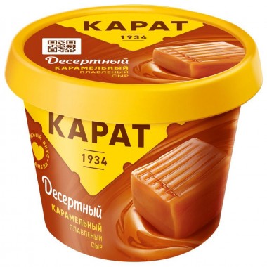 Плавленный сыр десерт карамельный «Карат»