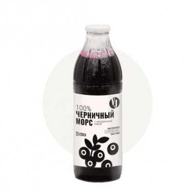 Морс черничный,  1 л