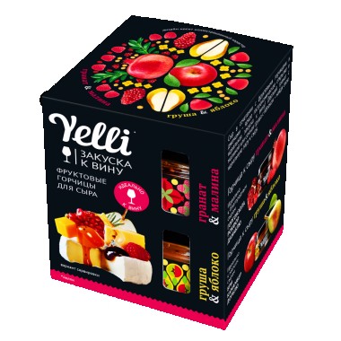 Закуска к вину гранат-малина & груша-яблоко «Yelli» Закуска к вину гранат-малина & груша-яблоко «Yelli»