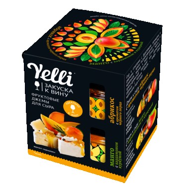 Закуска к вину абрикос-перец & манго-куркума «Yelli» 100гр Закуска к вину абрикос-перец & манго-куркума «Yelli» 100гр
