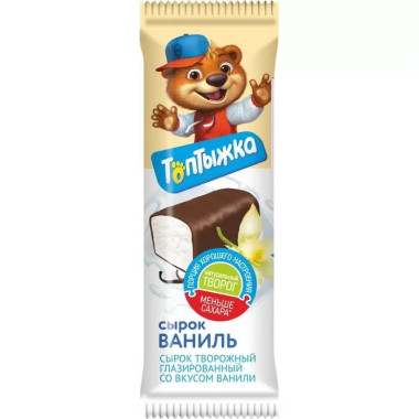 "Топтыжка" Сырок со вкусом ванили
