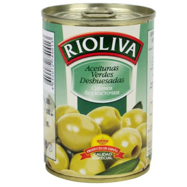 Оливки зеленые без косточек "RioLiva" 280гр