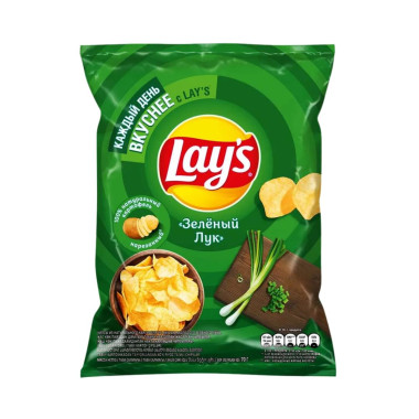 Lay's Green Onion Chips, 70g