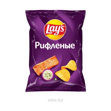 Lays Salmon Chips with Creamy Sauce, 140g
