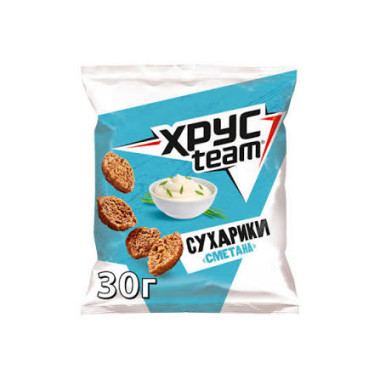 HRUSTEAM Sour Cream Croutons 30 g