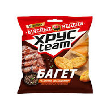 HRUSTEAM Baguette Croutons with Veal and Spices 100 g