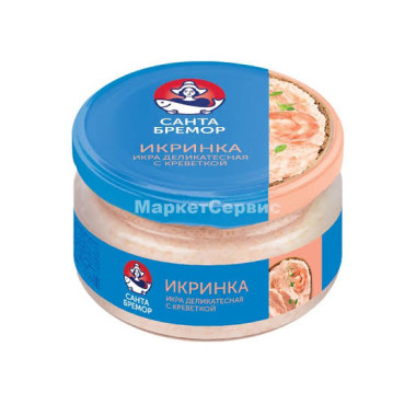 СБ ИКРИНКА с креветкой 160гр Санта Бремор