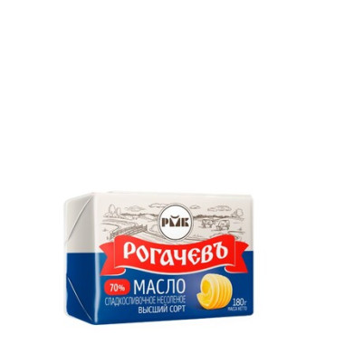Масло сладкосливочное 82,5% 20кг Рогачевь