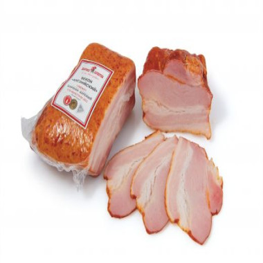 English: English bacon Lux (vacuum packed) "Quality Factory"