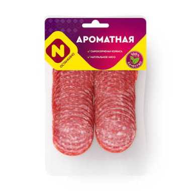 Sliced Austrian Salami sausage 100g "Quality Factory"