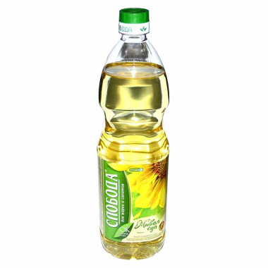 Масло подсолнечное рафинированное, 2,7л Слобода